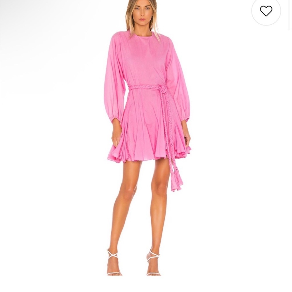 RHODE Pink Long Sleeve Dress